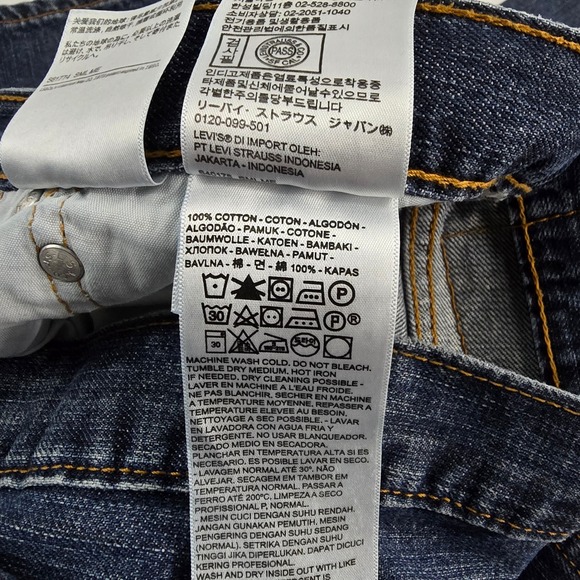 Levis 527 Jeans Slim Bootcut Denim Blue Mens Size 33x32 - Picture 11 of 13
